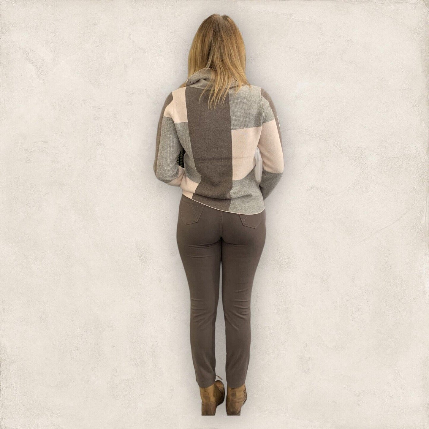 Marble Brown/Sable Fashions Slim Jeans UK 16 US 12 EU 44 Timeless Fashions