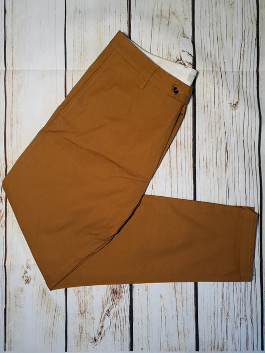 Replay Tan One Off II Yeldun Evolution Mens Cotton Canvas Jeans W33" L31" - Timelessfashions