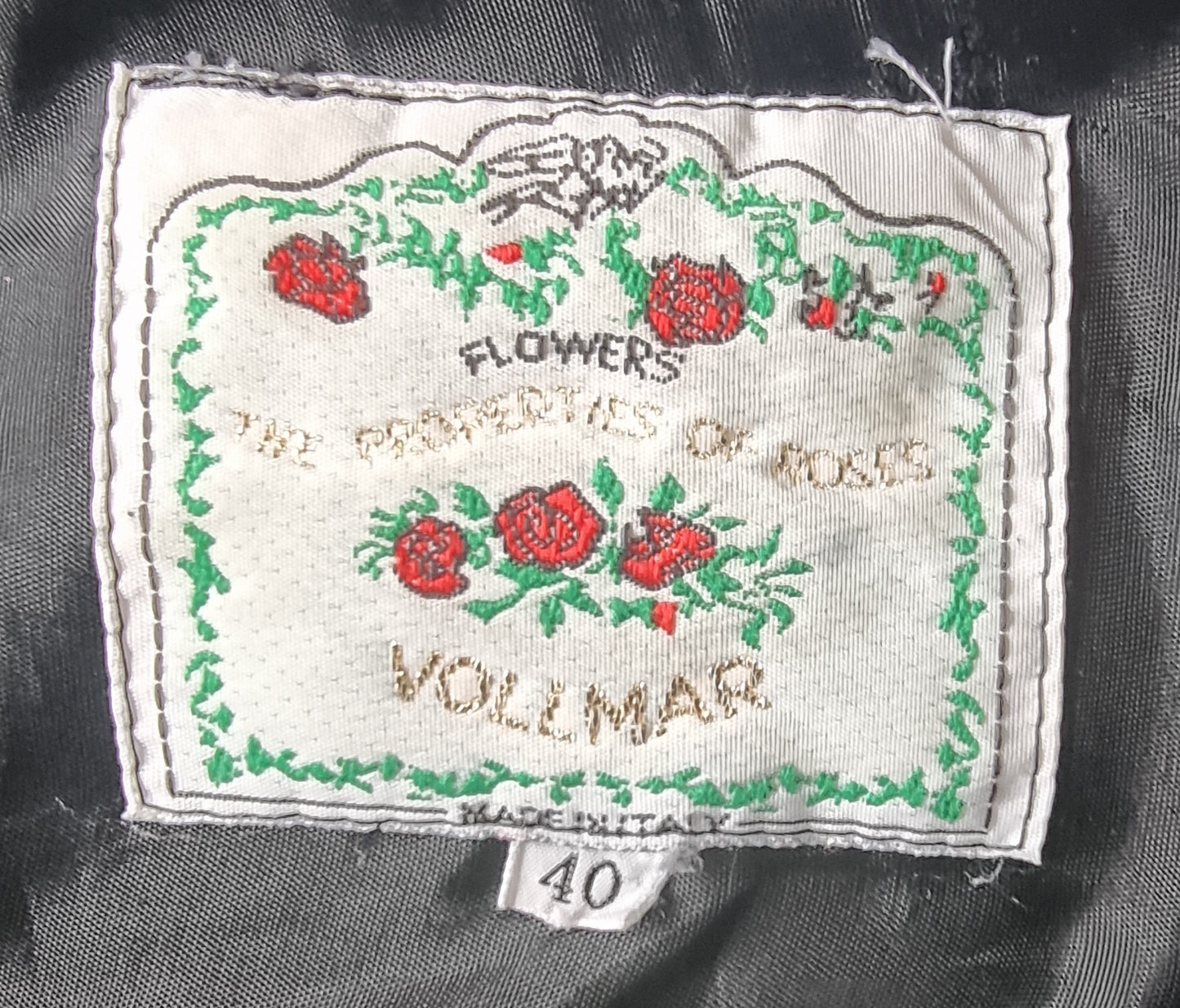 Vollmer Women's Grey Pure Wool Vintage Jacket UK 12 US 8 EU 40 IT 44 Timeless Fashions