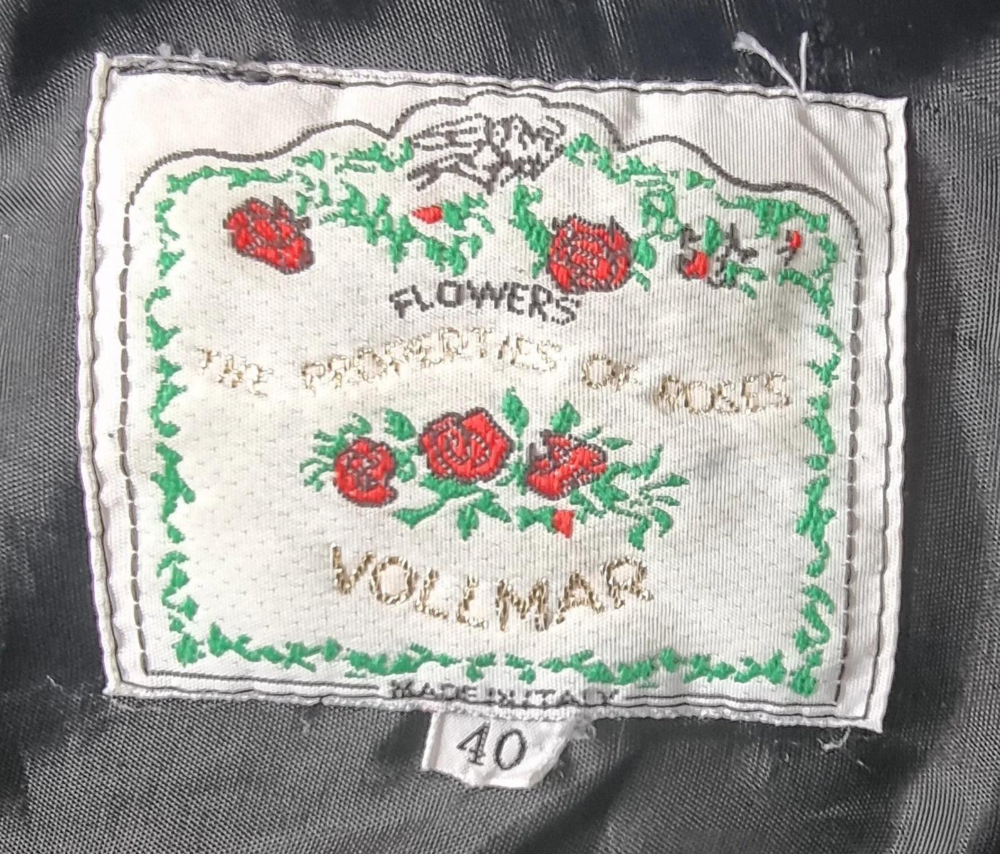 Vollmer Women's Grey Pure Wool Vintage Jacket UK 12 US 8 EU 40 IT 44 - Timelessfashions