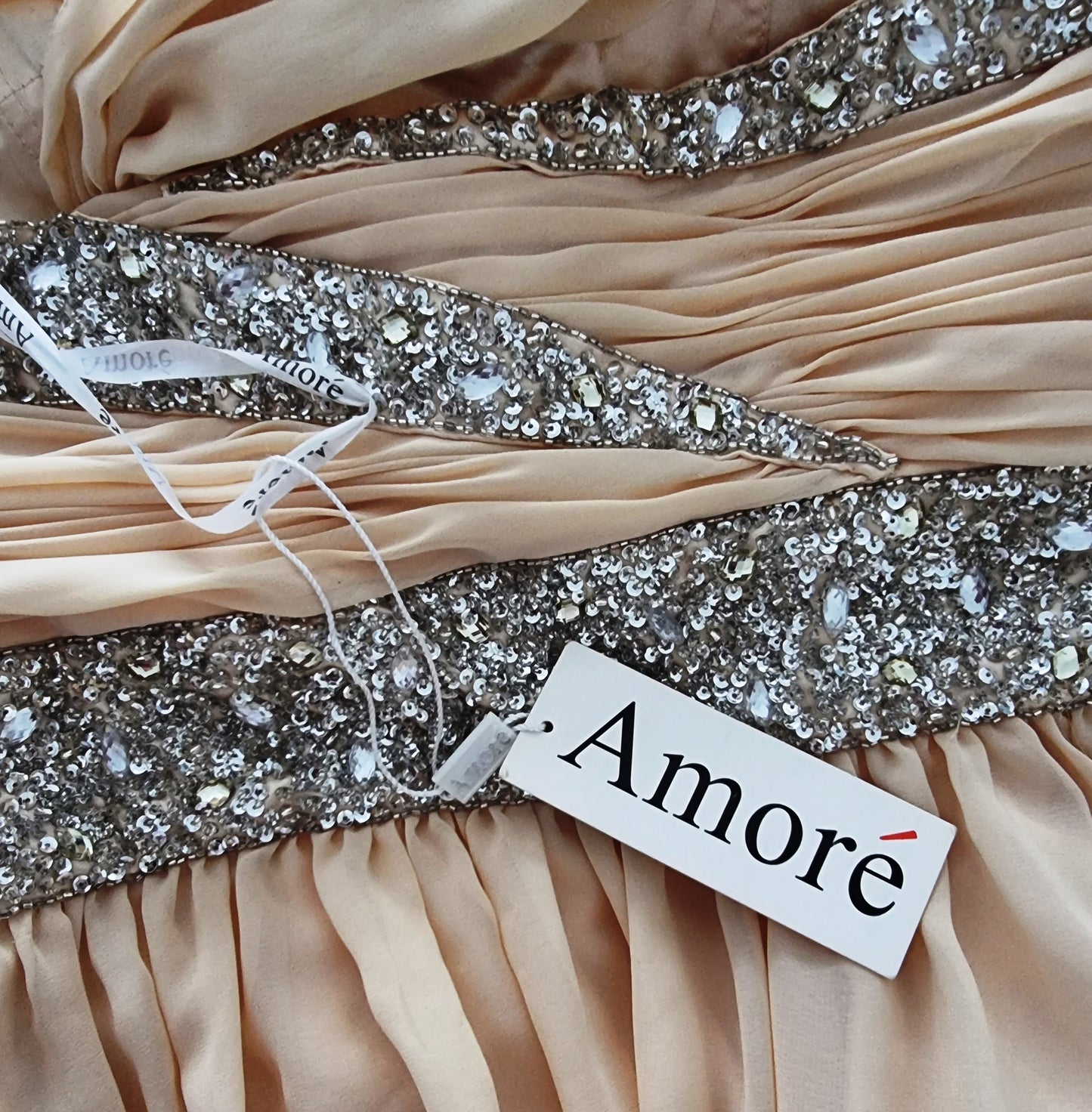 Amore Women’s Long Cream Special Occasion Prom Dress UK 10 US 6 EU 38 Timeless Fashions