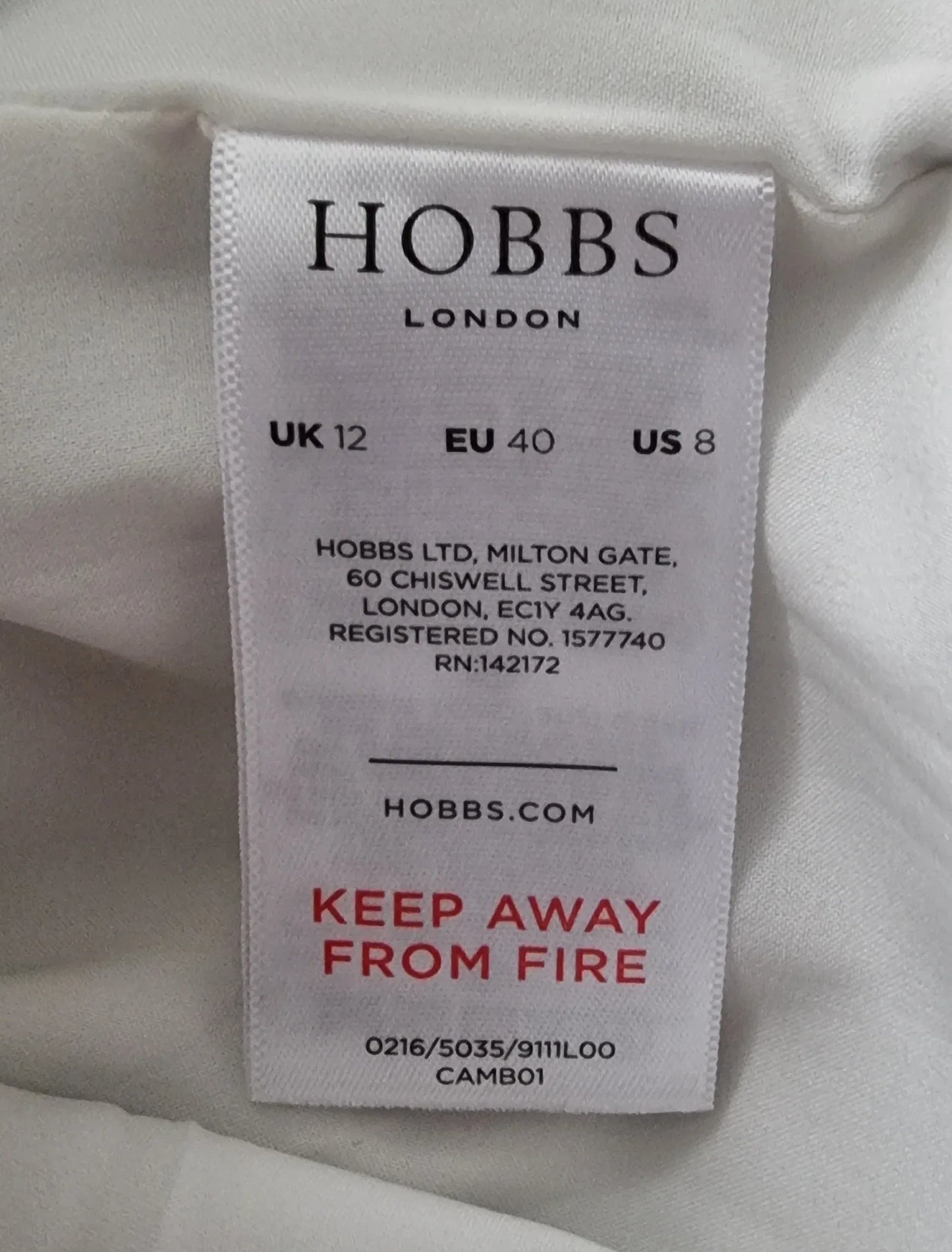 Hobbs Navy & White Lace Dress UK 12 US 8 EU 40 - Timelessfashions