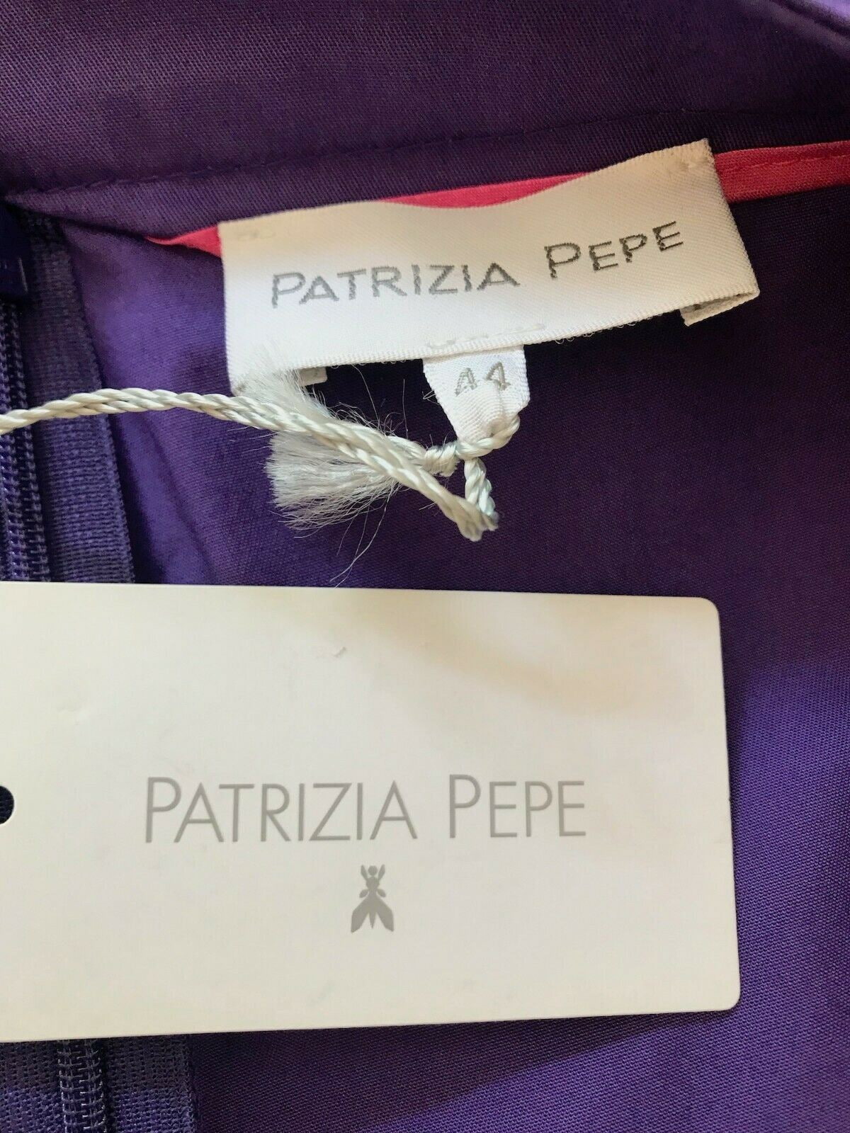 Patrizia Pepe Purple Cotton Stretch Mini Skirt UK 12 US 8 EU 40 Timeless Fashions