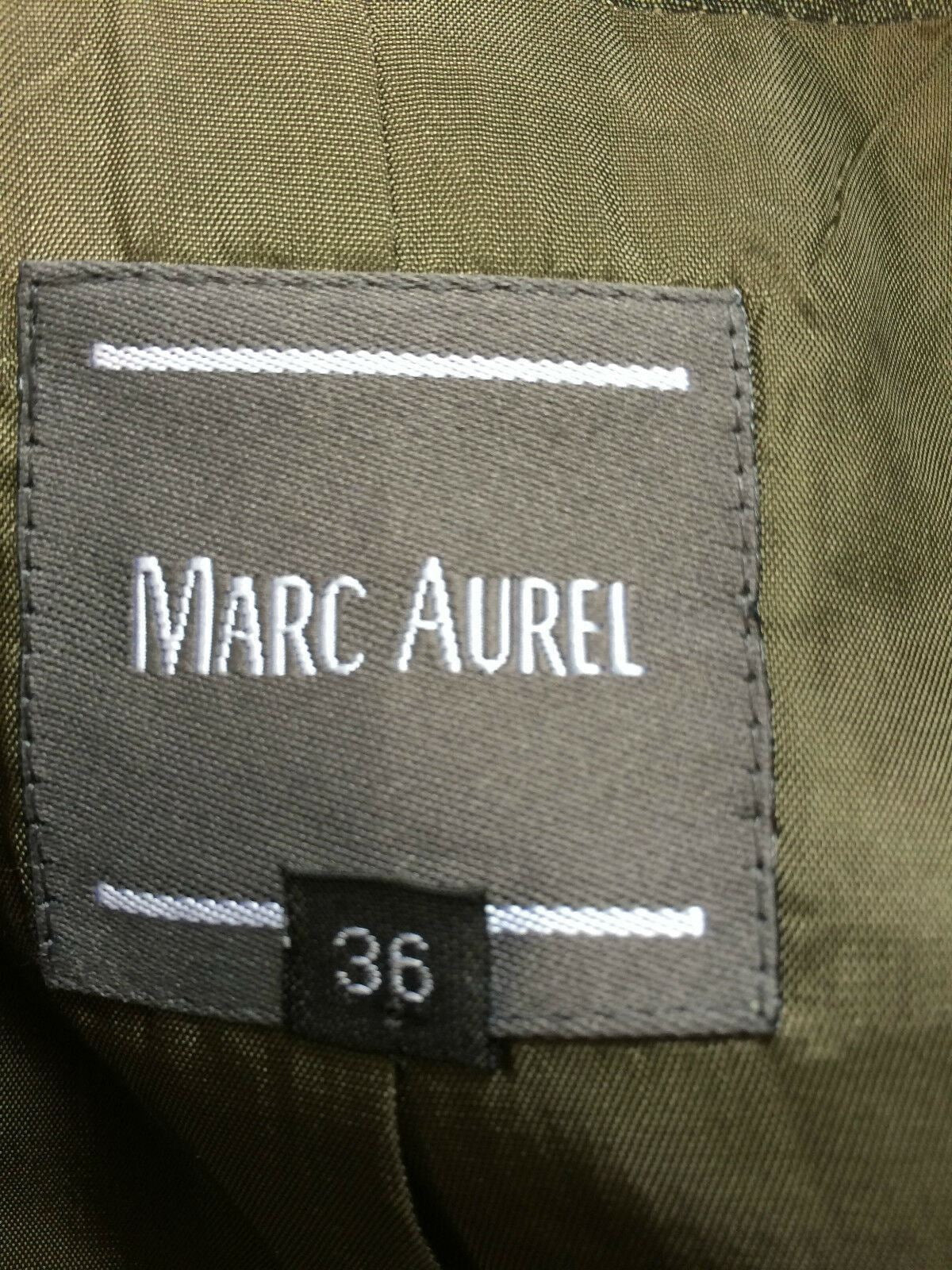 Marc Aurel Womens Forest Green Wool Blend Vintage Tailored Jacket UK 10 US 6 EU 38 Timeless Fashions