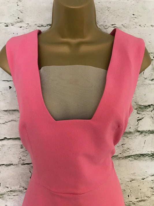 Finery Womens Pink Peplum Top UK 12 US 8 EU 40 - Timelessfashions