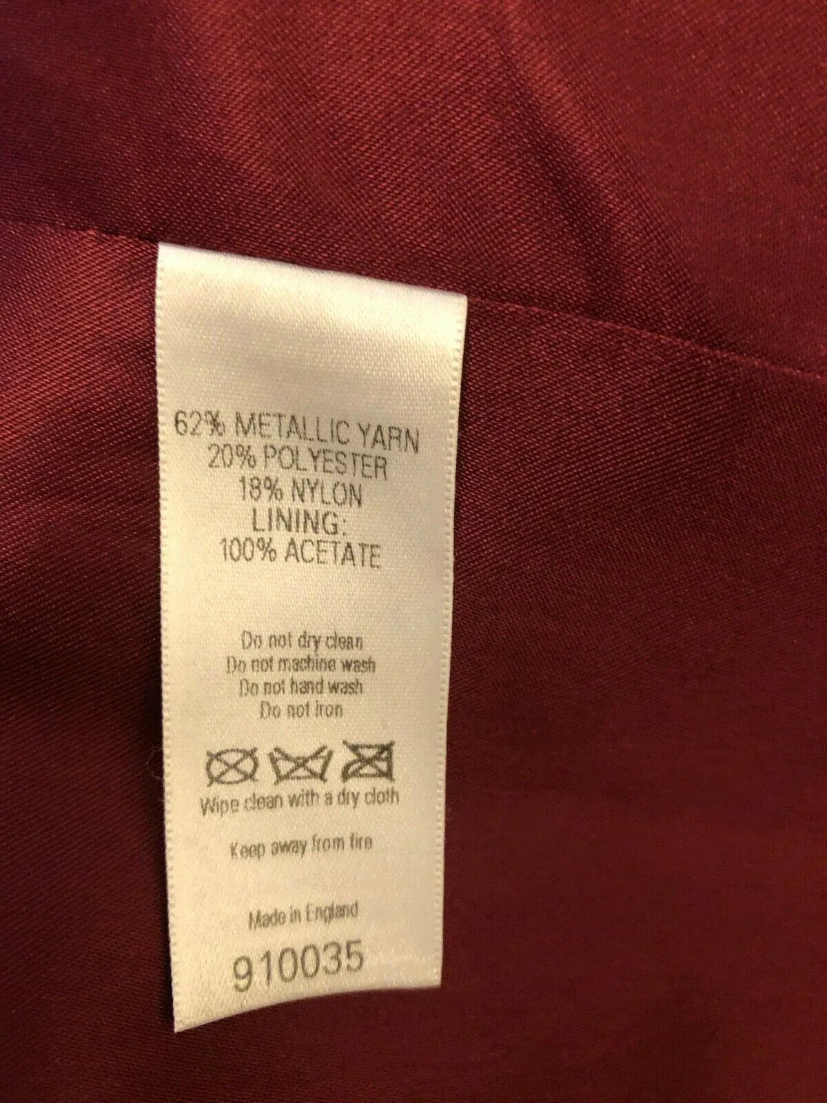 Monsoon Plum Wine Metallic Two Piece Corset Dress UK 10 US 6 EU 38 - Timelessfashions