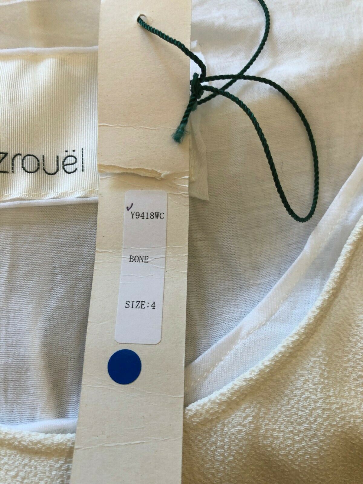 Yigal Azrouël Ivory Textured Crepe Black Zip Dress UK 8 US 4 EU 36 IT 40 Timeless Fashions