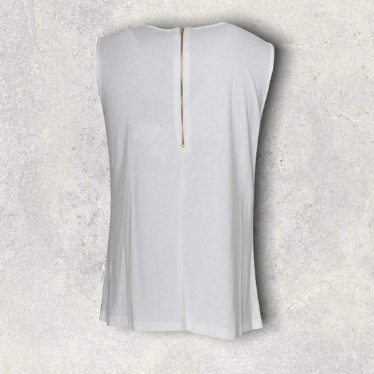 Marie Mero Sleeveless Floral Sequin Detail Top UK 16 - Timelessfashions