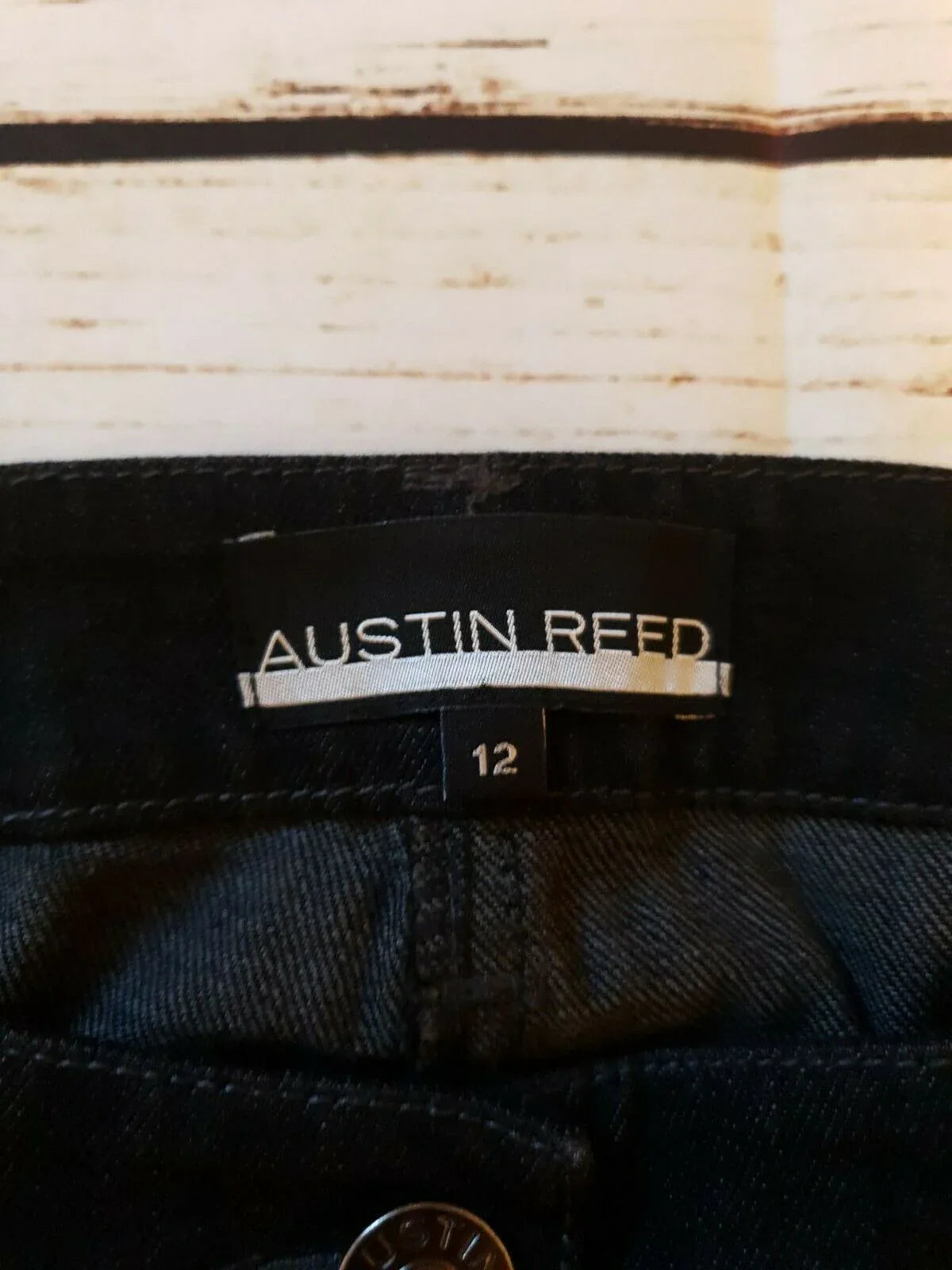 Austin Reed Women's Black Bootcut Jeans UK 12 US 8 EU 40 - Timelessfashions