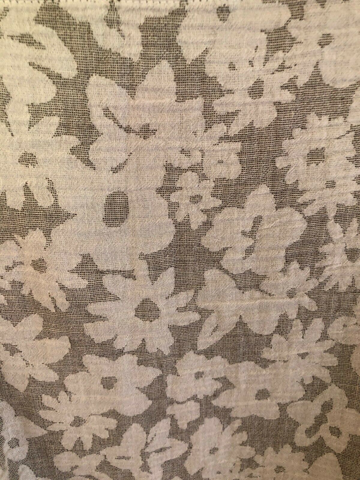 Sahara Ivory Cotton Floral Lagenlook Summer Jacket Size UK 18 US 14 EU 46 Timeless Fashions