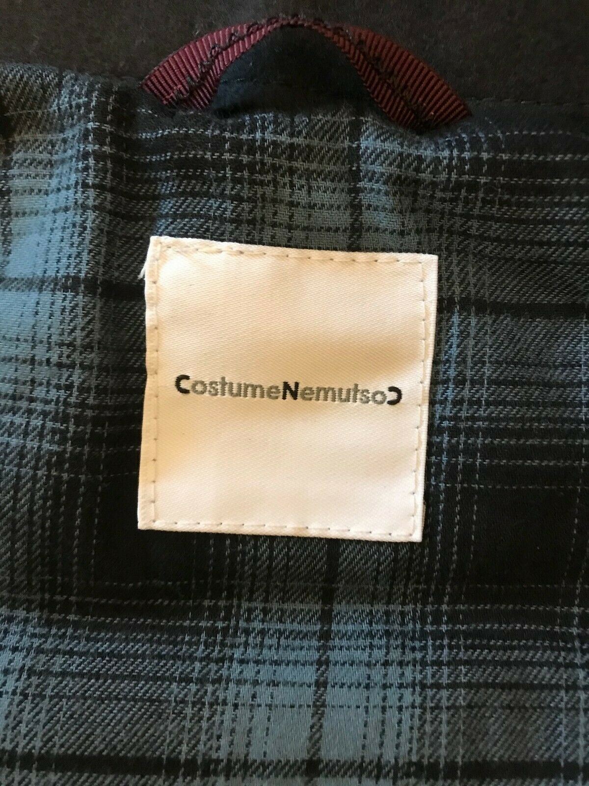 Costume Nemutso Mens Blue Wool Padded Bodywarmer Gilet UK 38 EU 48 Timeless Fashions