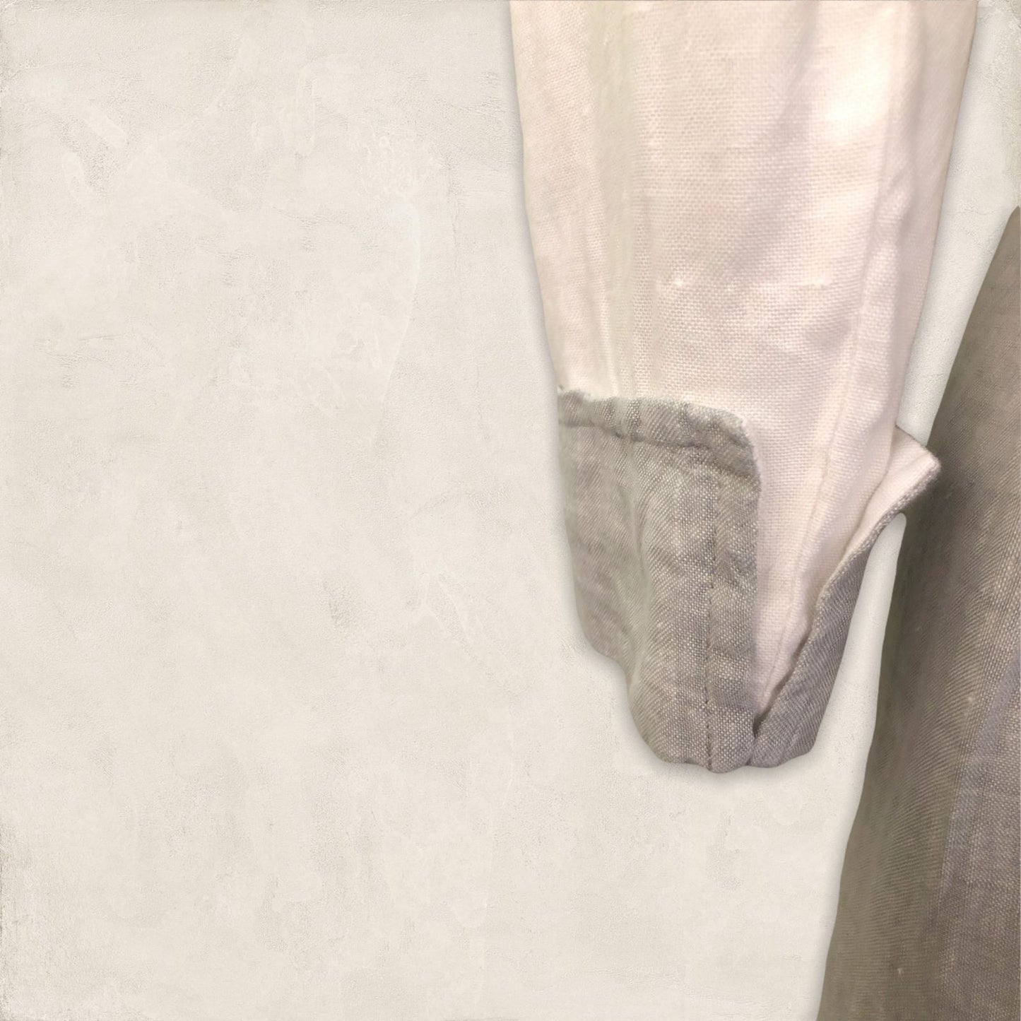 Kontrast White & Grey Linen Long Dress & Jacket, Lagenlook Size 36 UK 10 US 6 EU 38 Timeless Fashions