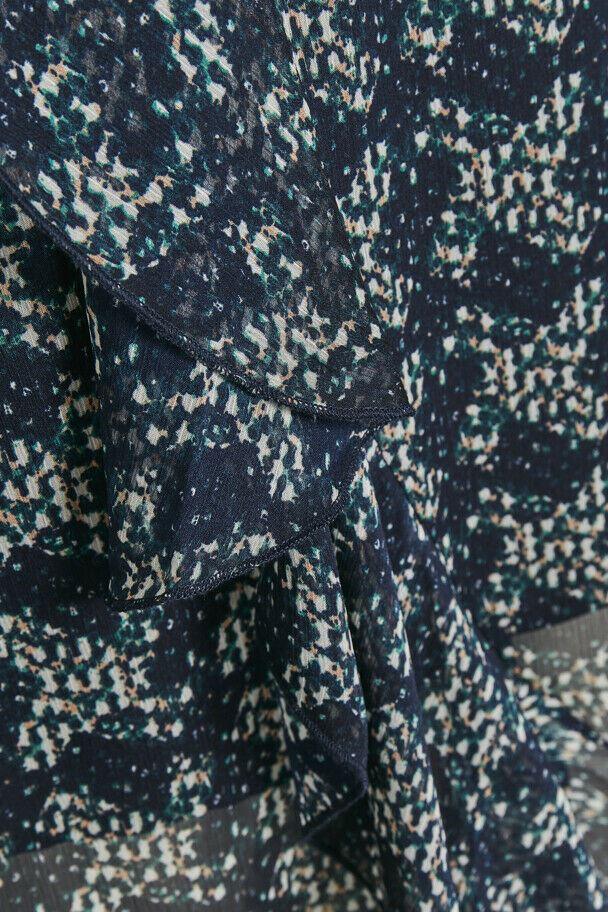 Karen By Simonson Havana Ruffle Skirt, Navy UK 16 US 12 EU 44 - Timelessfashions