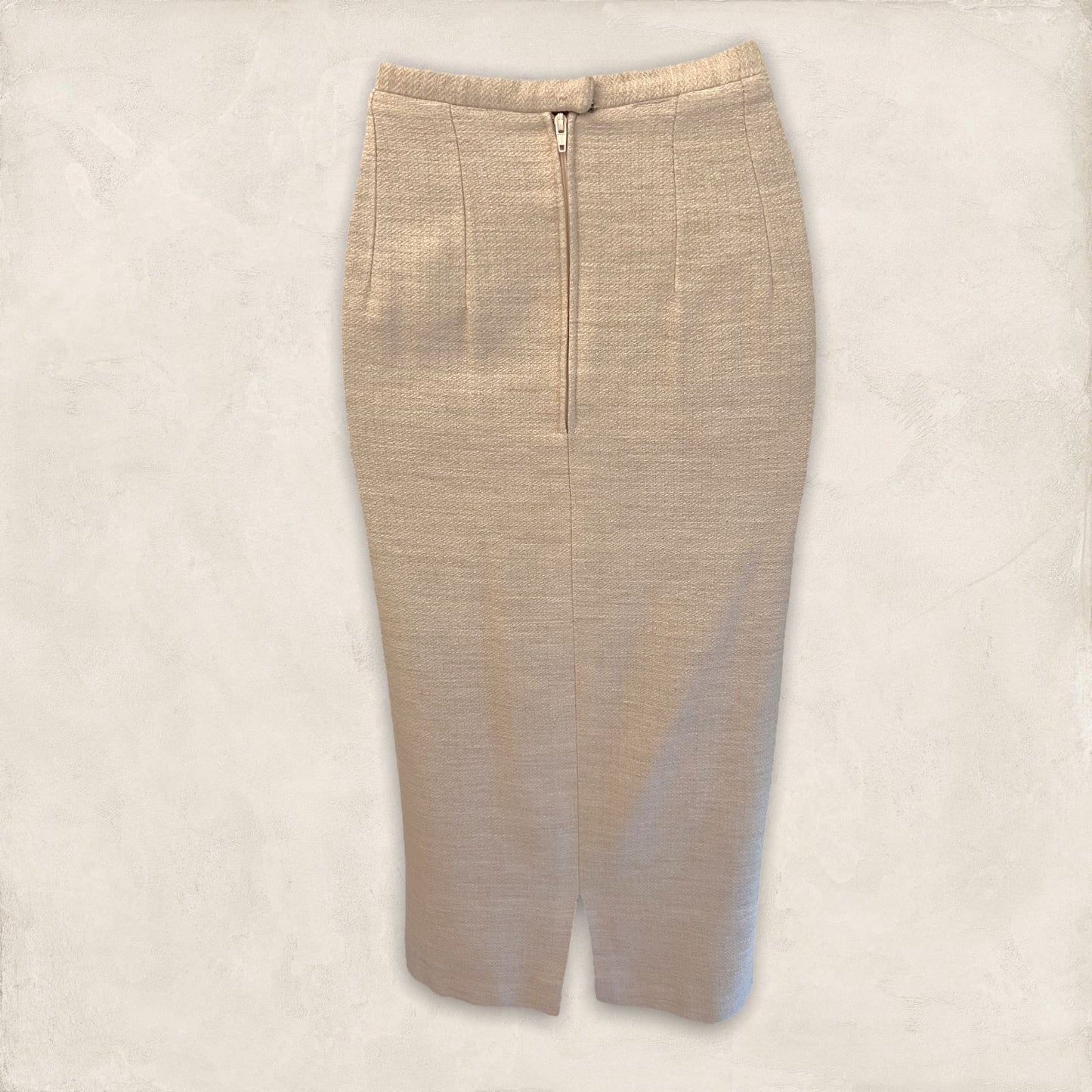 RUTY Paris Ivory Midi Pencil Skirt UK 10/12 US 6/8 EU 38/40 Timeless Fashions