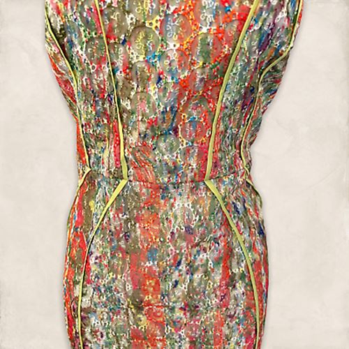 WHISTLES Florette MultiColoured Lace Sleeveless Summer Dress UK 8 US 4 EU 36 Timeless Fashions