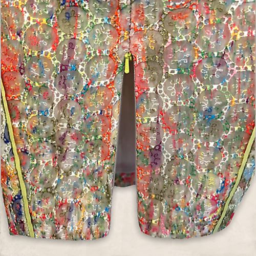 WHISTLES Florette MultiColoured Lace Sleeveless Summer Dress UK 8 US 4 EU 36 Timeless Fashions