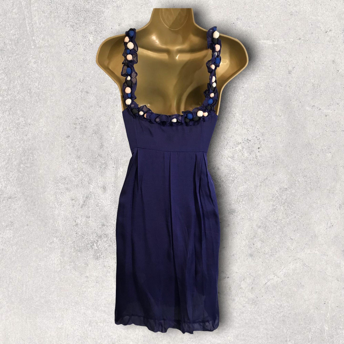Vero Moda Women's Purple Silk Mini Dress Size S UK 8 Timeless Fashions