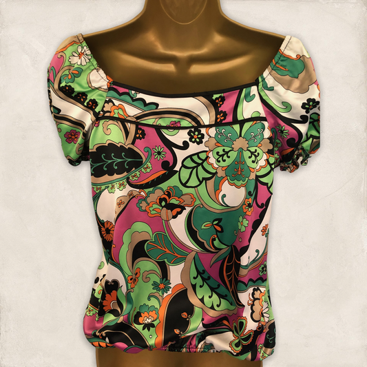 Star by Julien MacDonald Womens Multicoloured Top UK 10 US 6 EU 38 Timeless Fashions