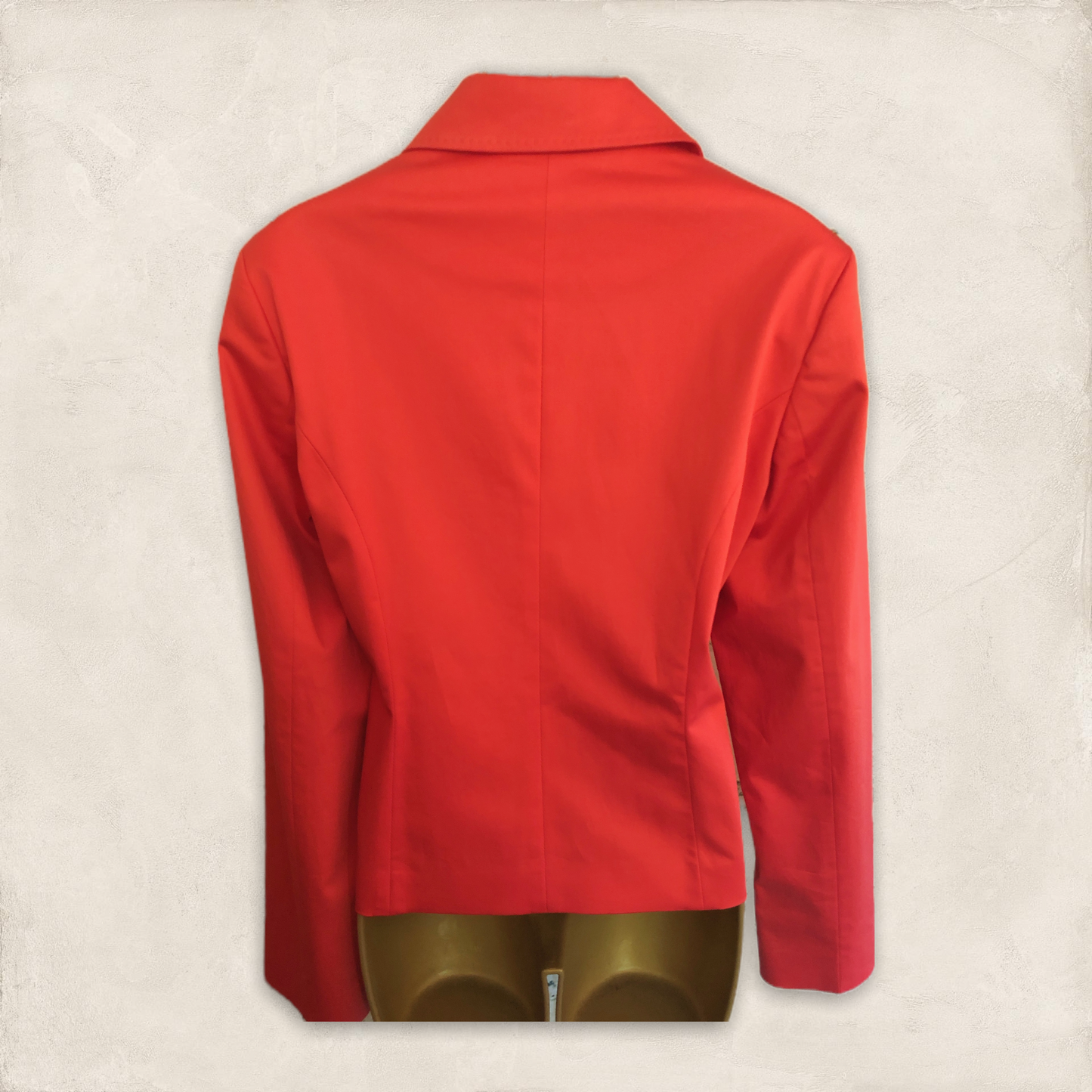 Marie Mero Coral Cotton Jacket Blazer UK 14 US 10 EU 42 IT 46 Timeless Fashions