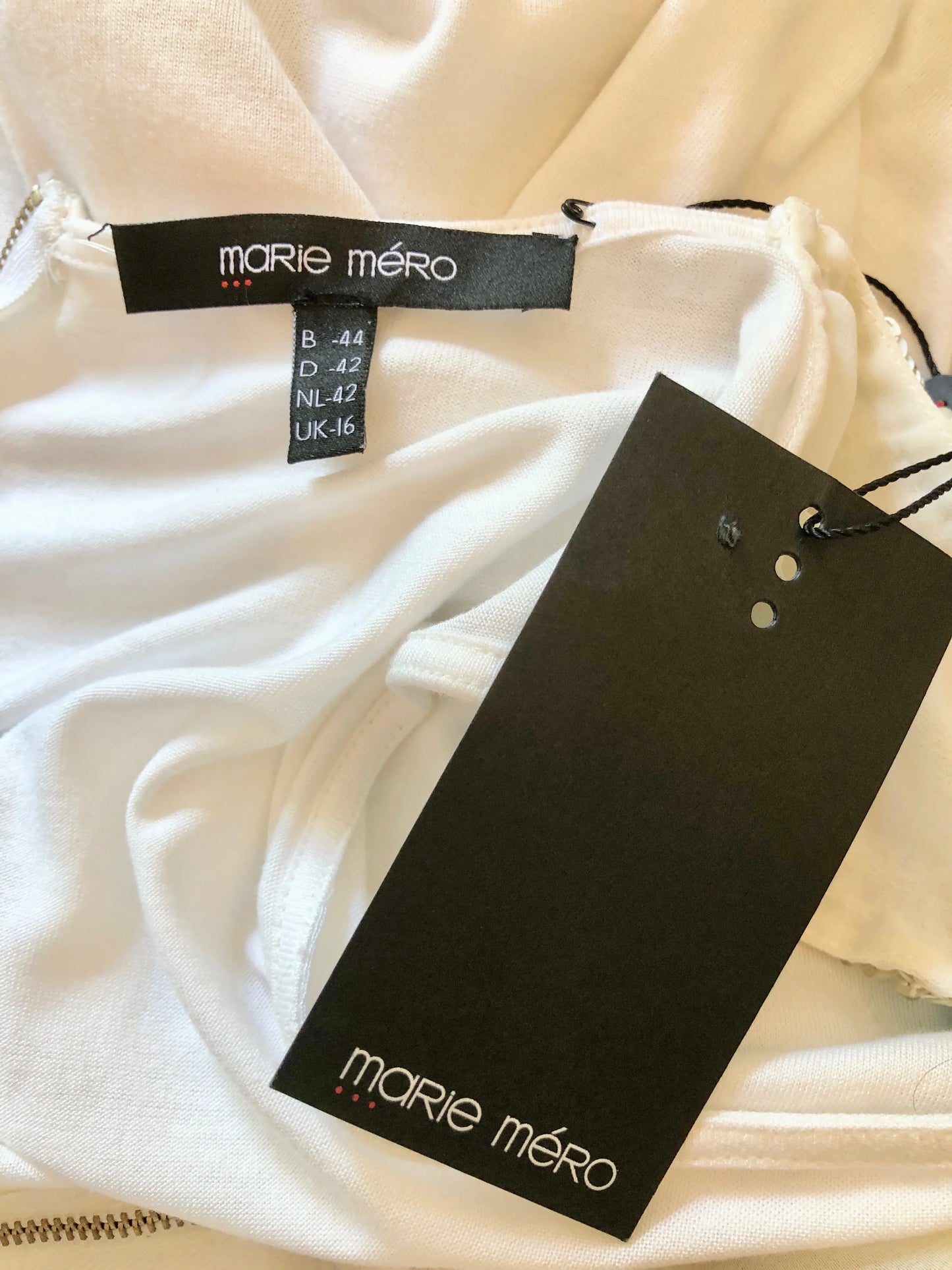 Marie Mero Sleeveless Floral Sequin Detail Top UK 16 - Timelessfashions