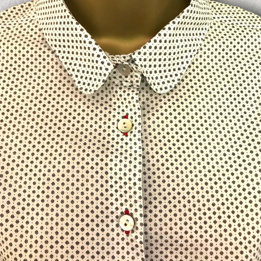 Haines & Bonner White Cotton Shirt UK 14 US 10 EU 42 - Timelessfashions