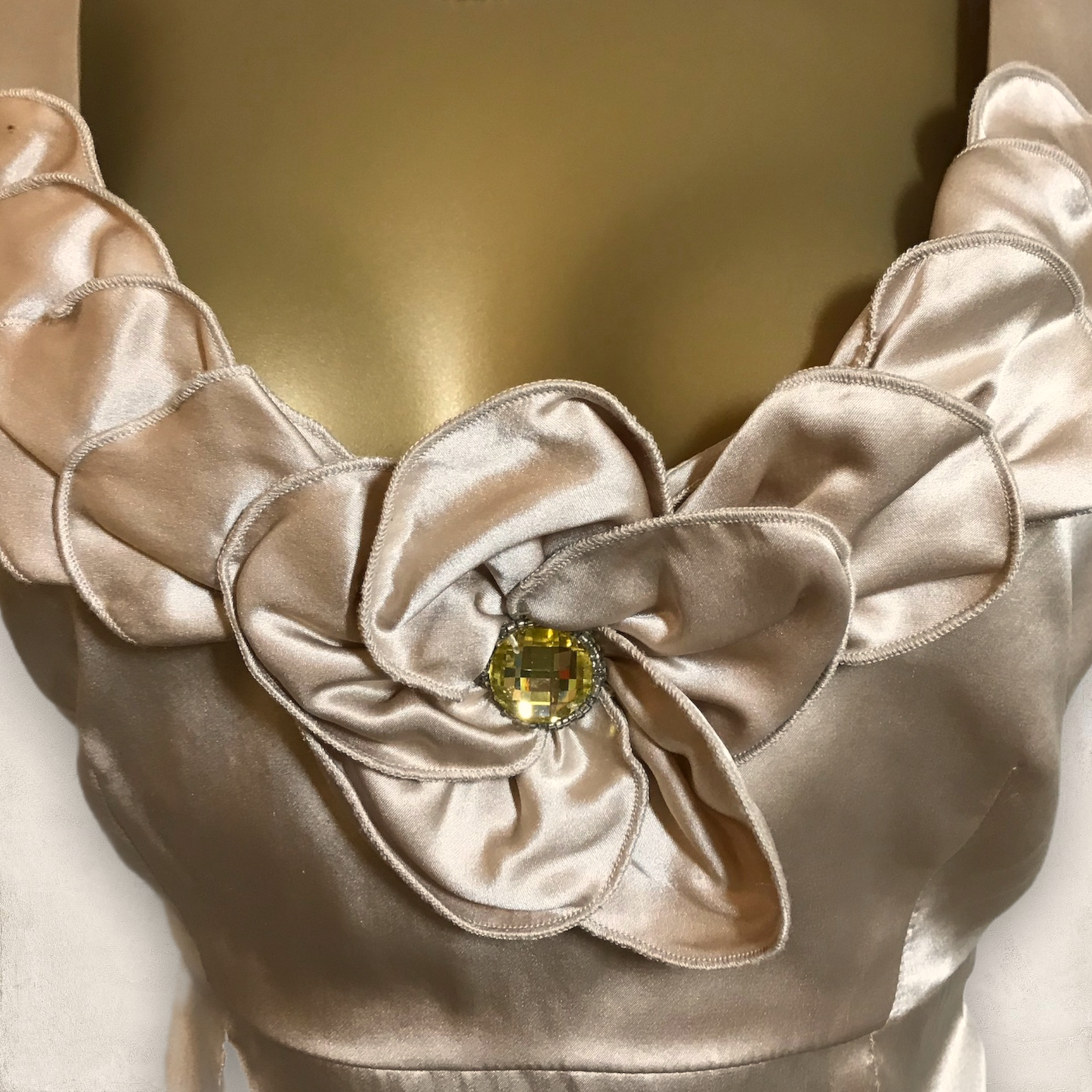 Phase Eight Whisky Cream Silk Evening Top UK 10 US 6 EU 38 Timeless Fashions