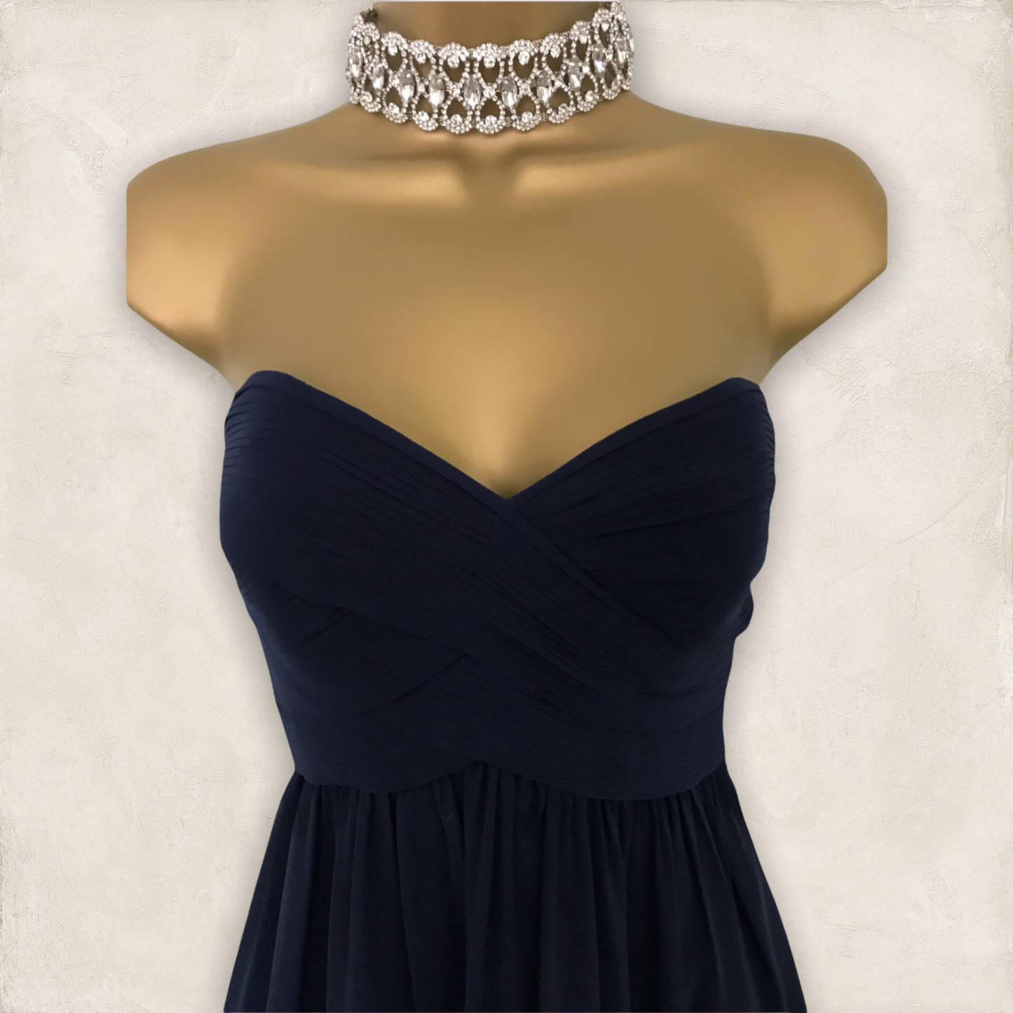 Coast Tamara French Navy Chiffon Dress UK 8 US 4 EU 36 Timeless Fashions