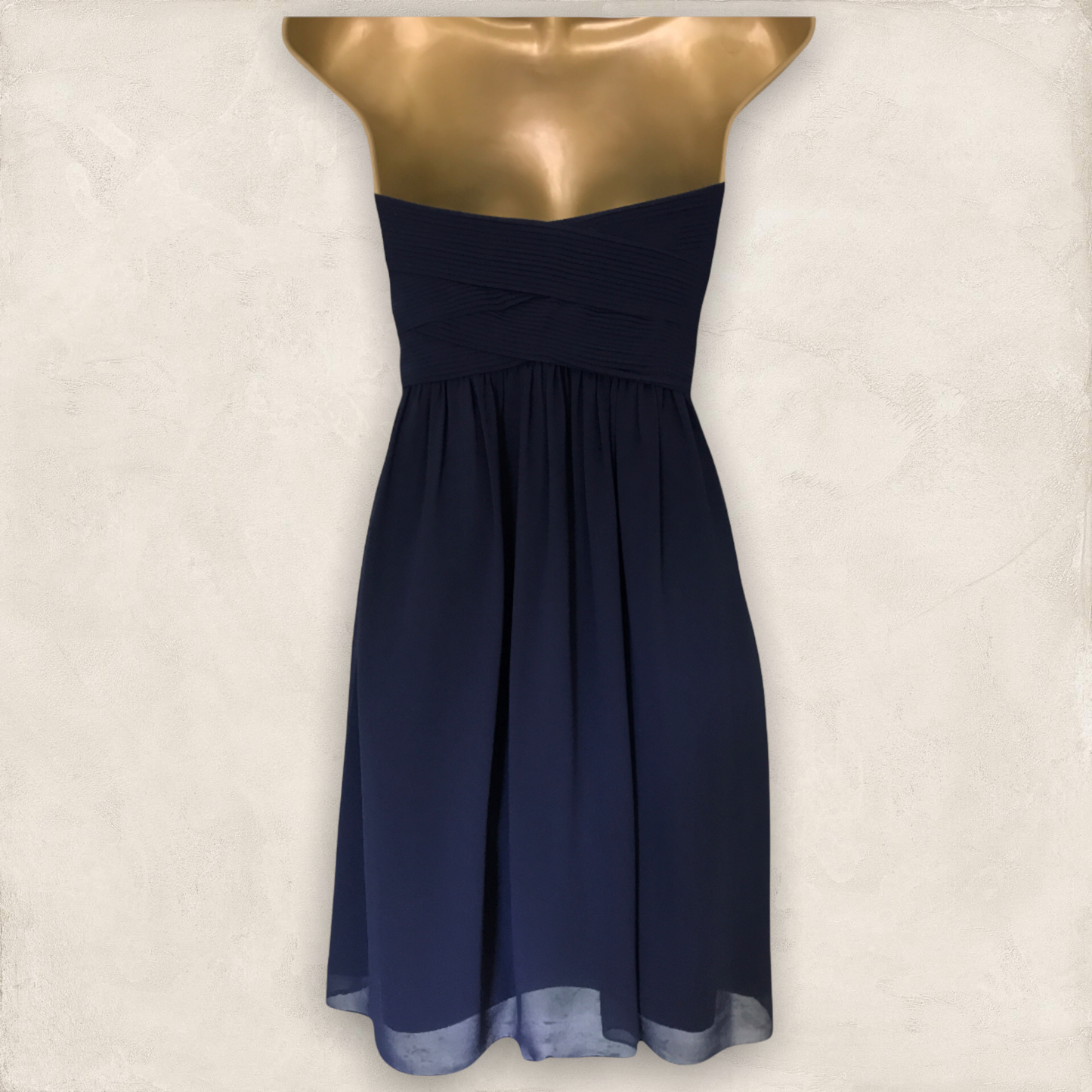 Coast Tamara French Navy Chiffon Dress UK 8 US 4 EU 36 Timeless Fashions