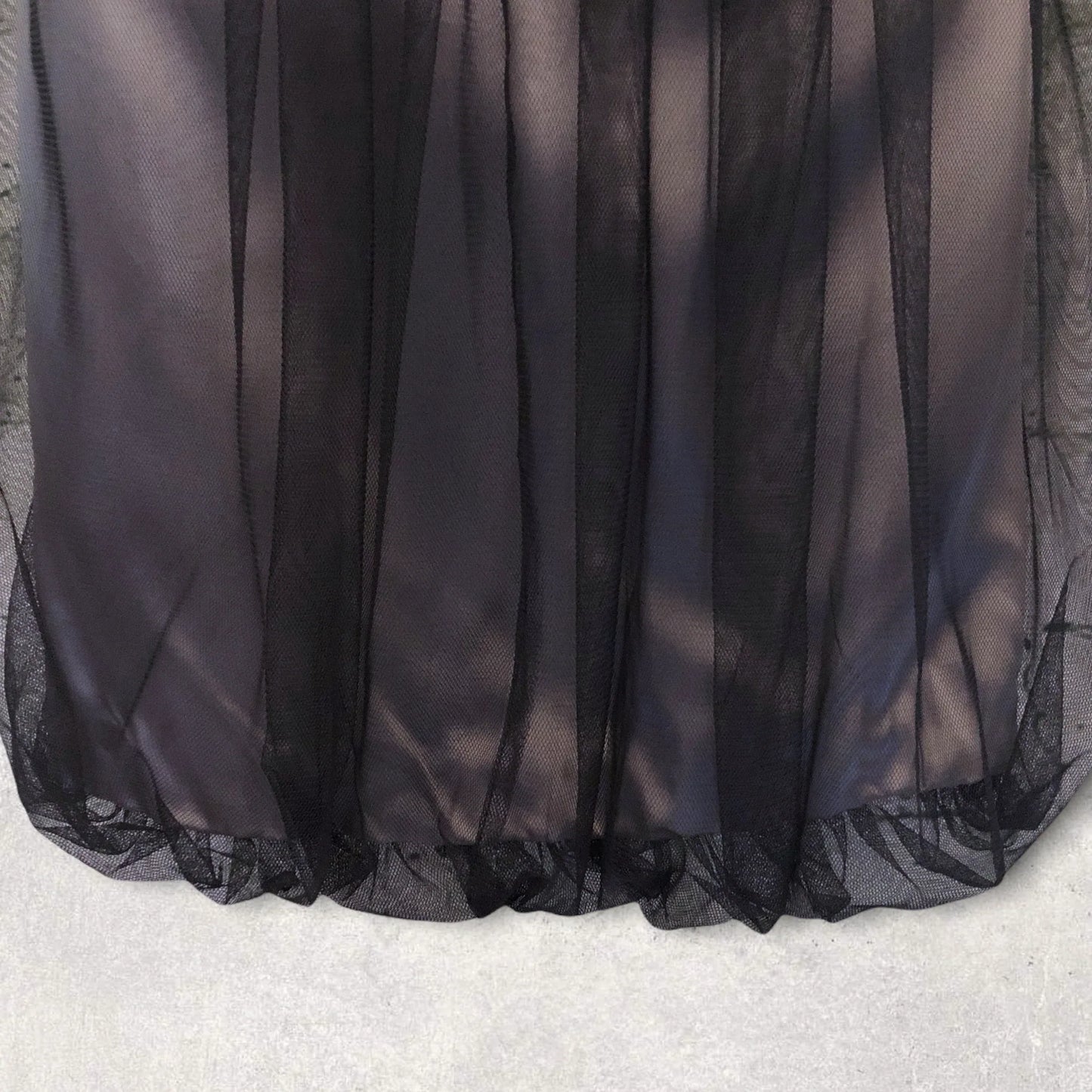 Monsoon Yuki Grey & Silver Grey Tulle Occasion Dress UK 18 US 14 EU 46 - Timelessfashions