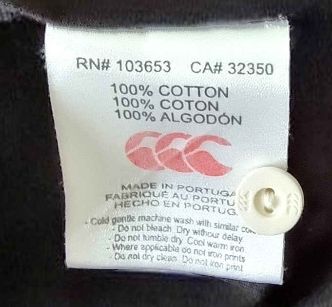 Canterbury Of New Zealand The Michael Campbell Collection Rugby Shirt Size M Timeless Fashions
