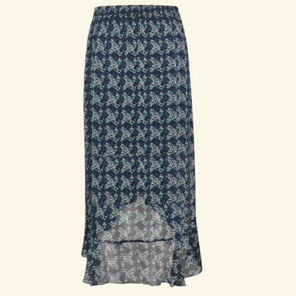 Karen By Simonson Havana Ruffle Skirt, Navy UK 16 US 12 EU 44 - Timelessfashions