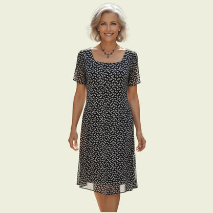 Caroline Charles Studio Vintage Black Lace Overlay Dress UK 16 US 12 EU 44 - Timelessfashions