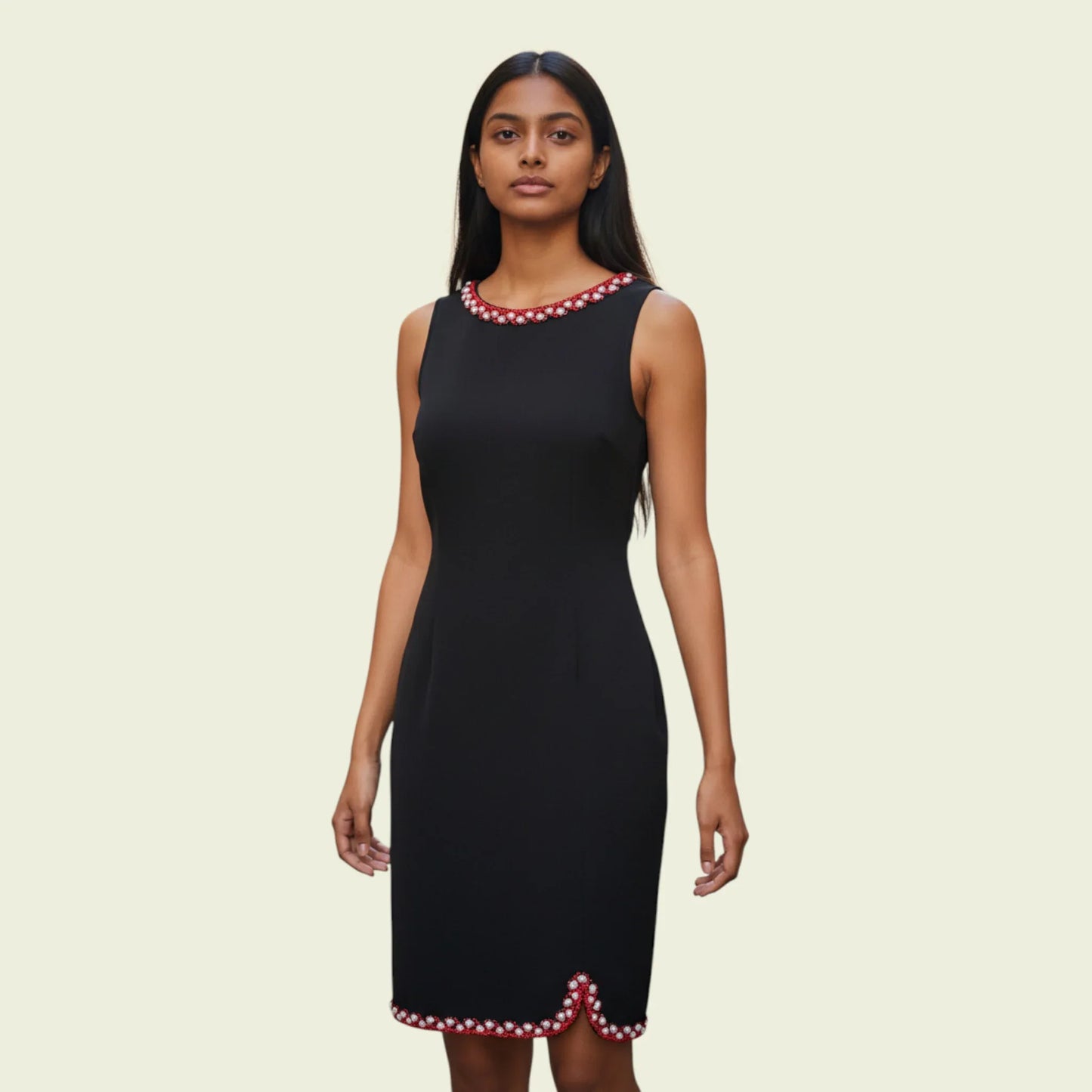 Boutique Moschino Black Pencil Dress UK 8 US 4 EU 36 IT 40 - Timelessfashions