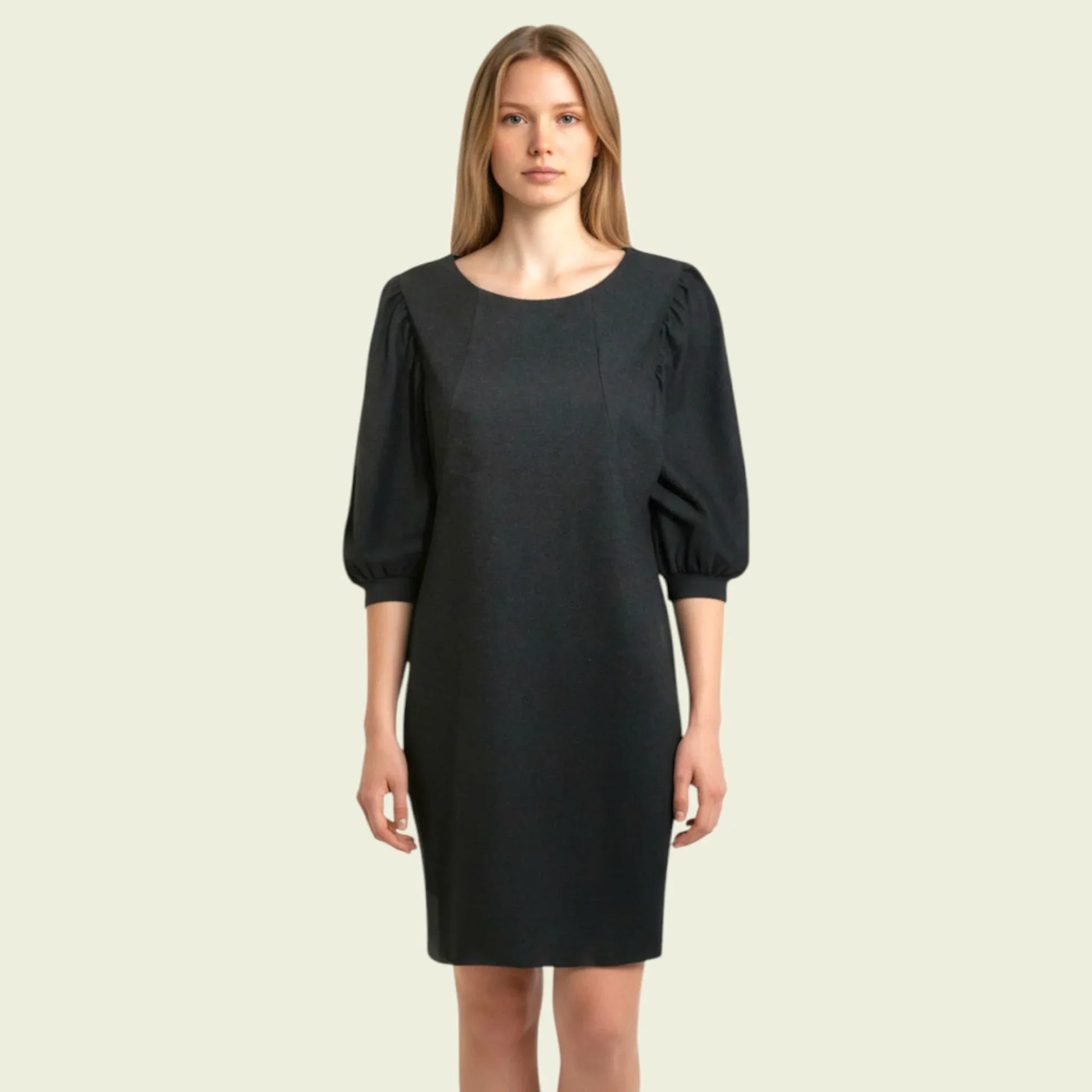 Cos Grey Wool Blend Shift Dress UK 8 US 4 EU 36 - Timelessfashions