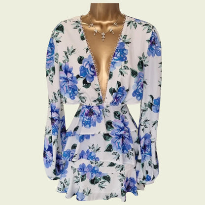 Coast Blue & White Lace Skater Dress UK 14 US 10 EU 42 - Timelessfashions