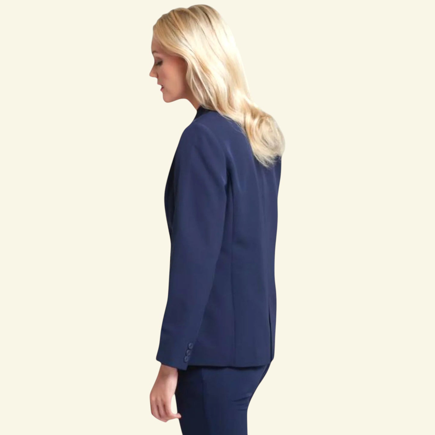 Libra Ladies Navy Blazer Jacket Business Office UK 10 US 6 EU 38 - Timelessfashions