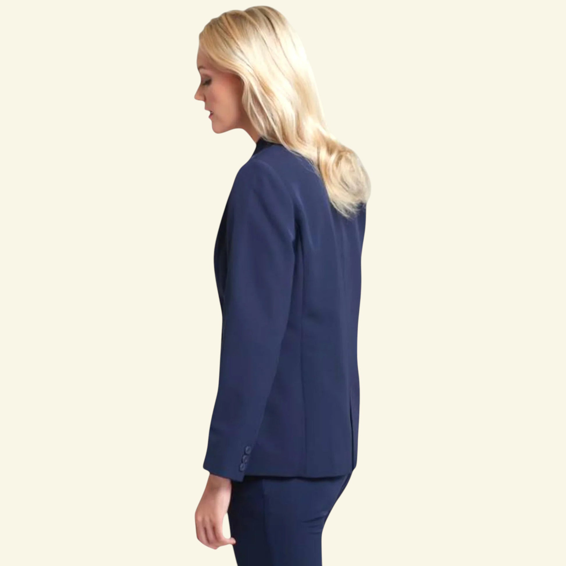 Libra Ladies Navy Blazer Jacket Business Office UK 10 US 6 EU 38 - Timelessfashions