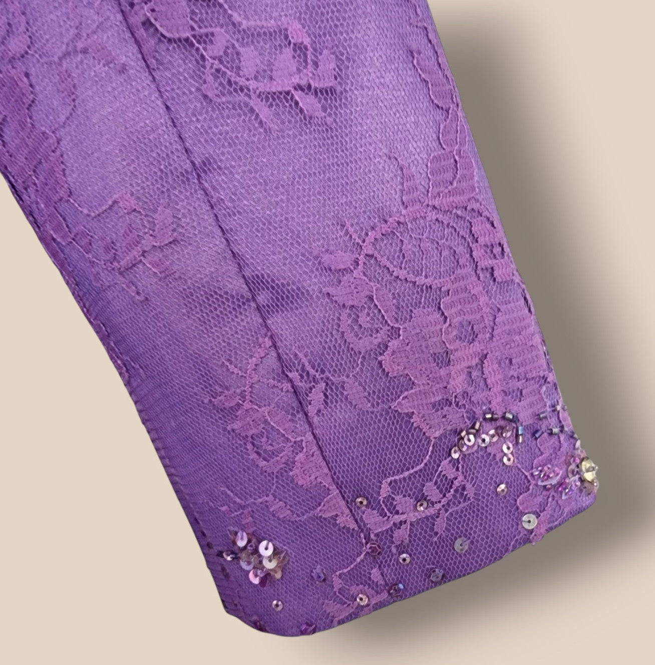 Libra Womens Lilac Embellished Dress & Bolero Jacket UK 14 US 10 EU 42 Timeless Fashions