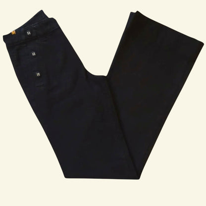 NFY Notify Indigo Blue Ladies Tall Bootcut Jeans UK 8 US 6 EU 36 IT 25 - Timelessfashions