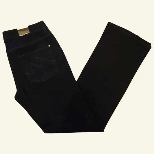 Austin Reed Women's Black Bootcut Jeans UK 12 US 8 EU 40 - Timelessfashions