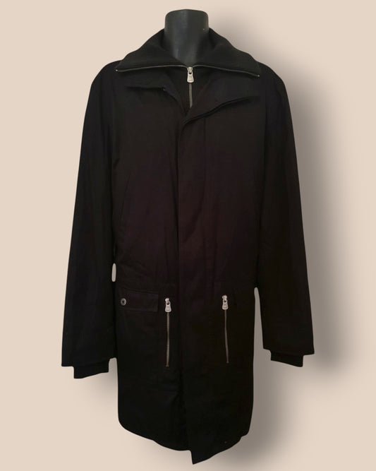 Matinique Black Men's Geraldton 3/4 Length Padded Coat  Size XL - Timelessfashions