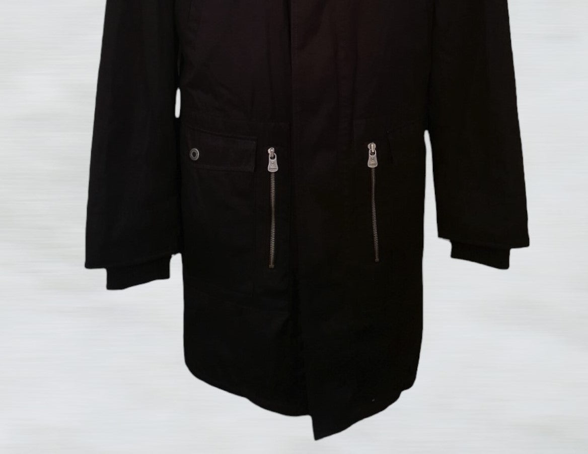 Matinique Black Men's Geraldton 3/4 Length Padded Coat Size XL Timeless Fashions