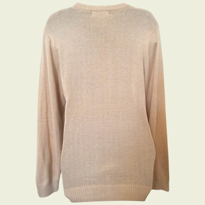 U.S Polo Association Beige Mens Crew Neck Sweater Size XXL