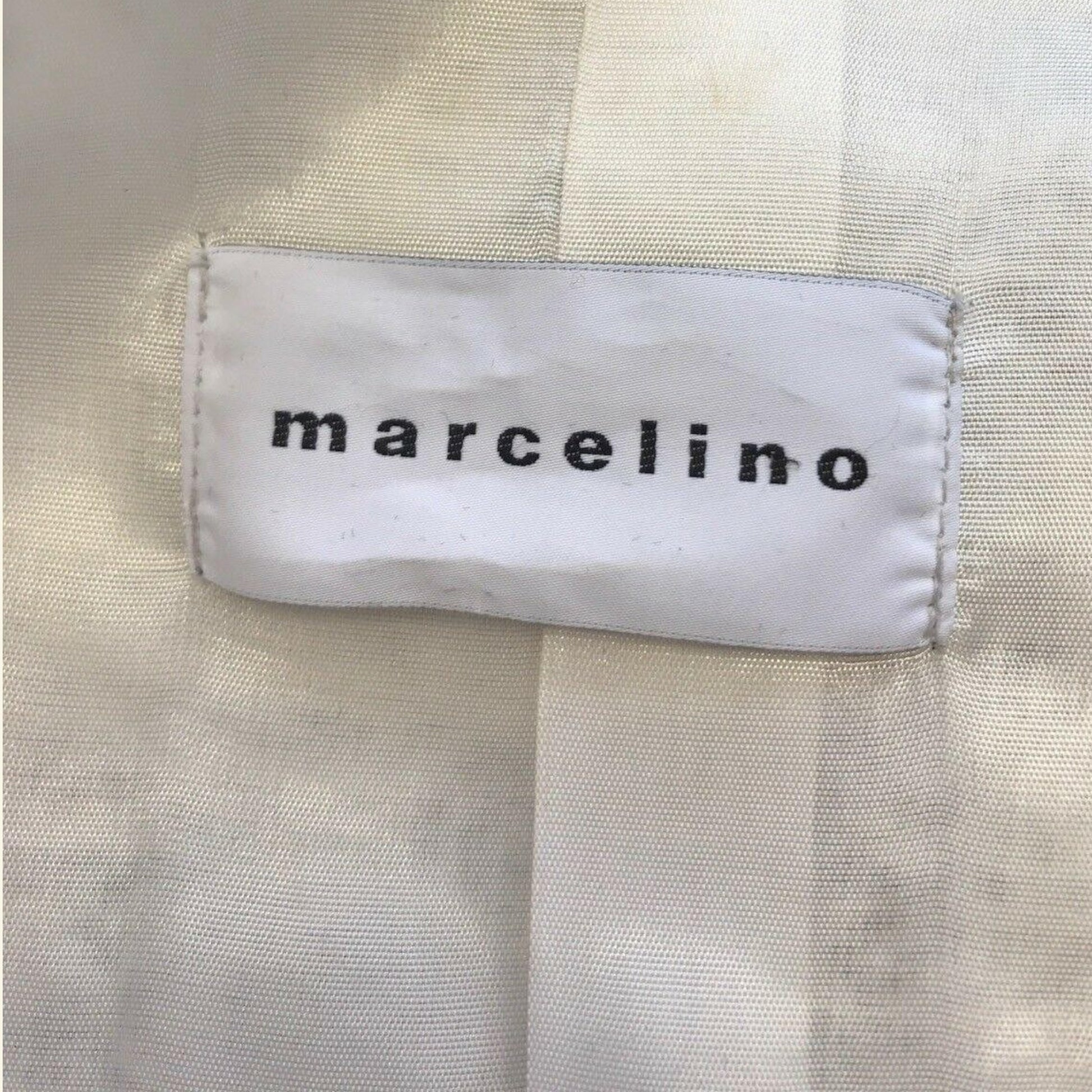 Marcelino Black & White Linen Jacket UK 12 US 8 EU 40 - Timelessfashions