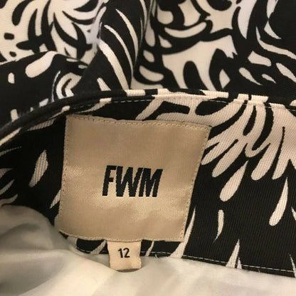FWM Fenn Wright Manson Black & White Skirt UK 12 US 8 EU 40 - Timelessfashions