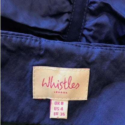 Whistles Purple Ruched Bodycon Dress UK 8 US 4 EU 36 - Timelessfashions