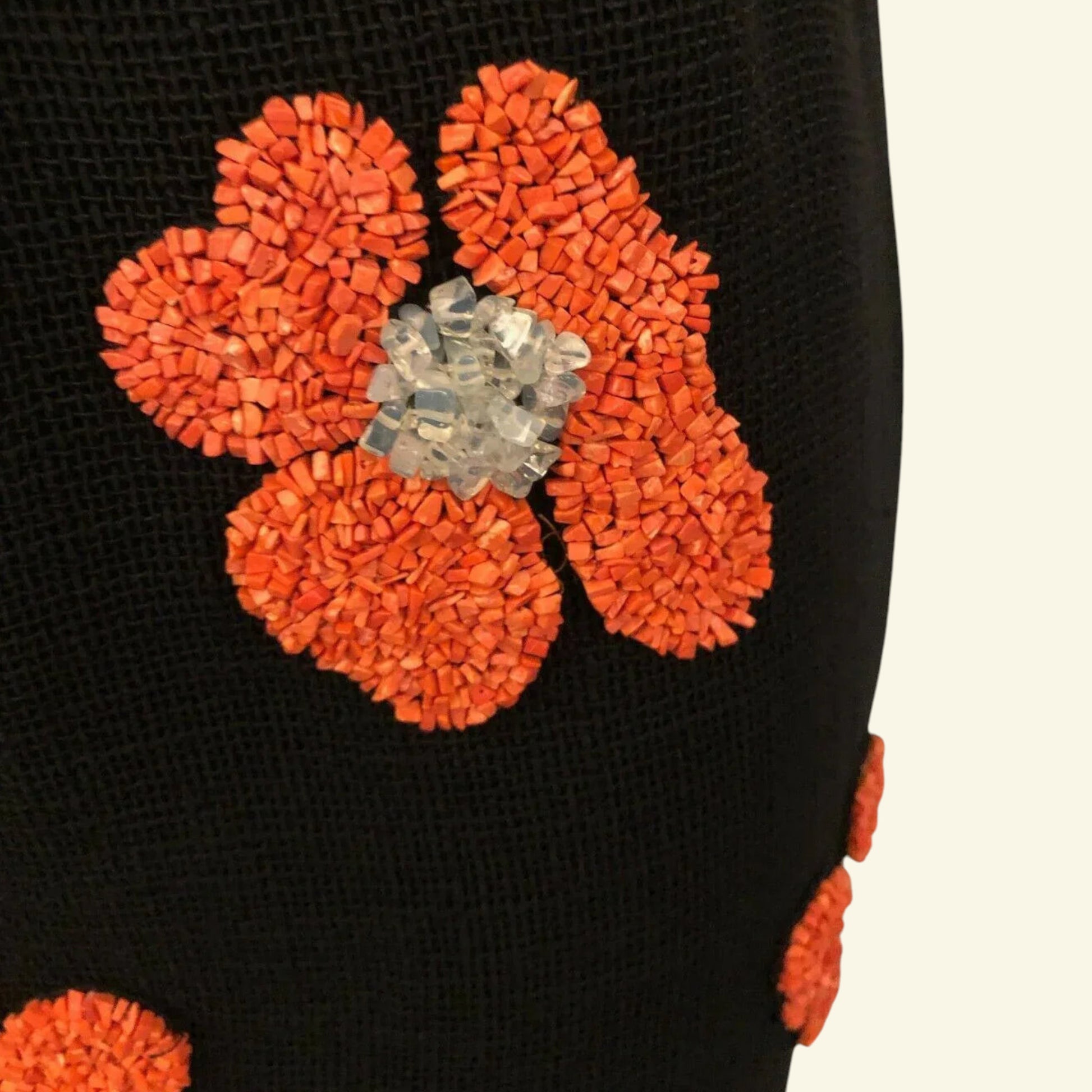 Behnaz Sarafpour Black Floral Mini Pencil Skirt UK 8 US 4 EU 36 - Timelessfashions