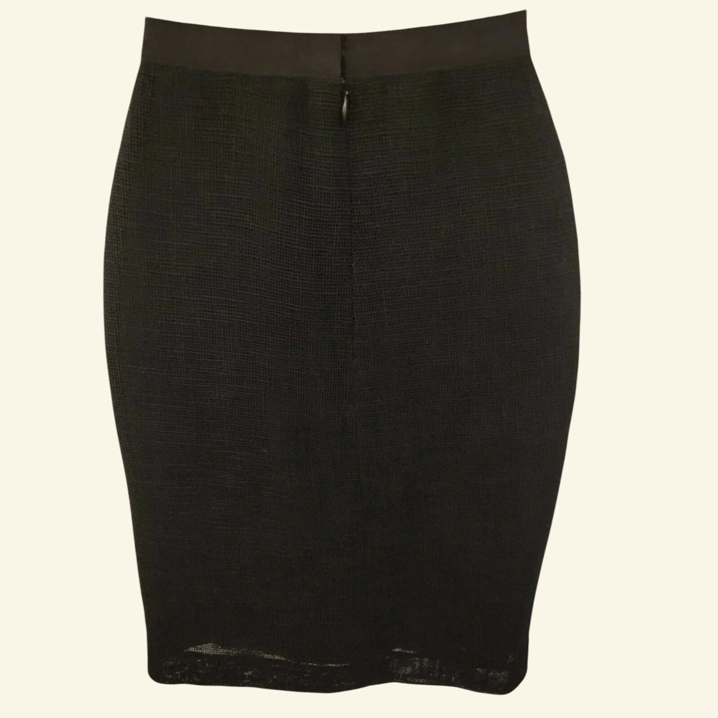 Behnaz Sarafpour Black Floral Mini Pencil Skirt UK 8 US 4 EU 36 - Timelessfashions