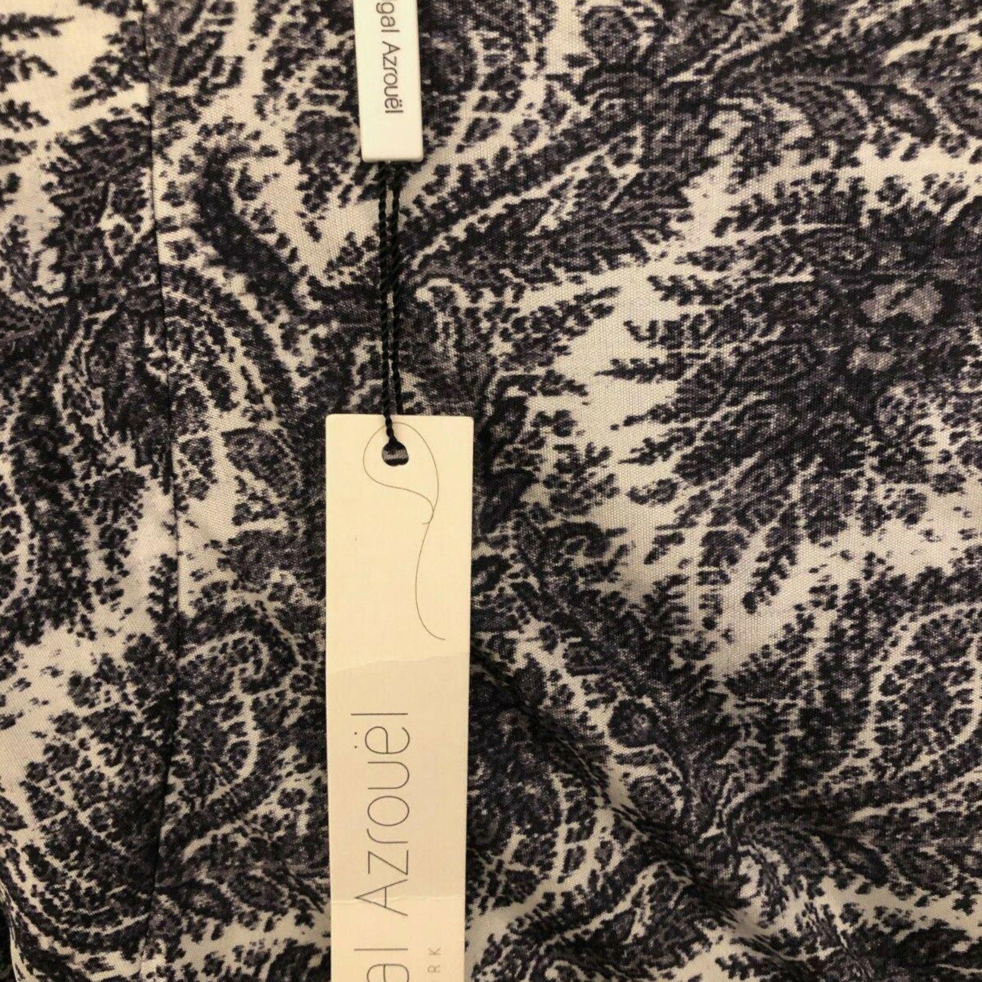 Yigal Azrouel Silk Paisley Print Kimono Style Ruched Dress UK 10 US 6 EU 38 - Timelessfashions