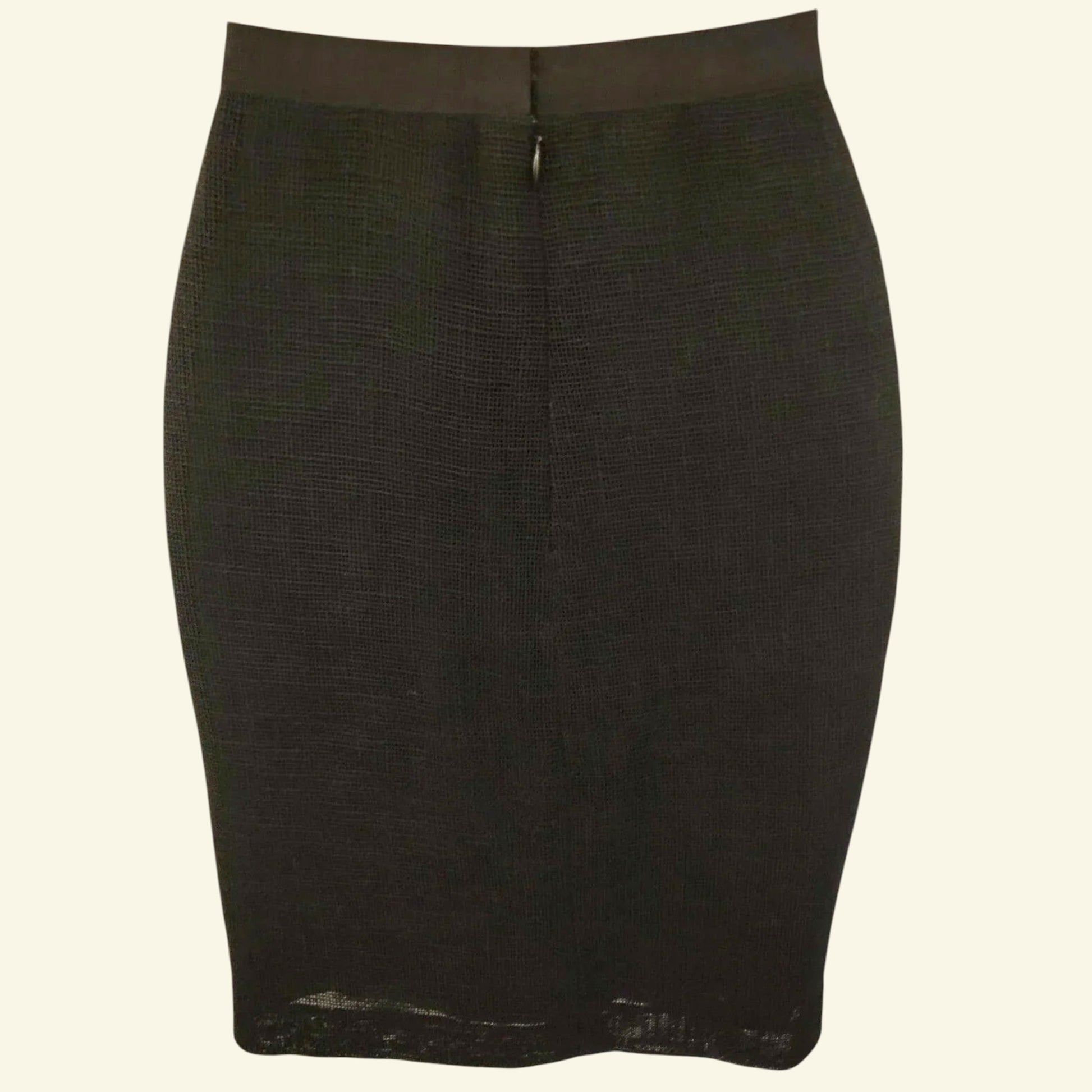 Behnaz Sarafpour Black Floral Mini Pencil Skirt UK 10 US 6 EU 38 - Timelessfashions